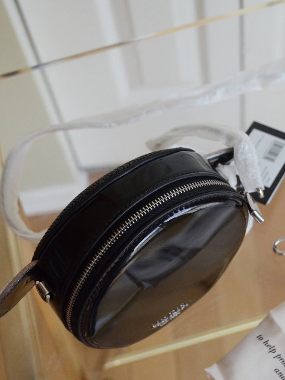 Kate Spade KI737 Spaced Out Embellished Metallic Micro Crossbody - Picture 8 of 12